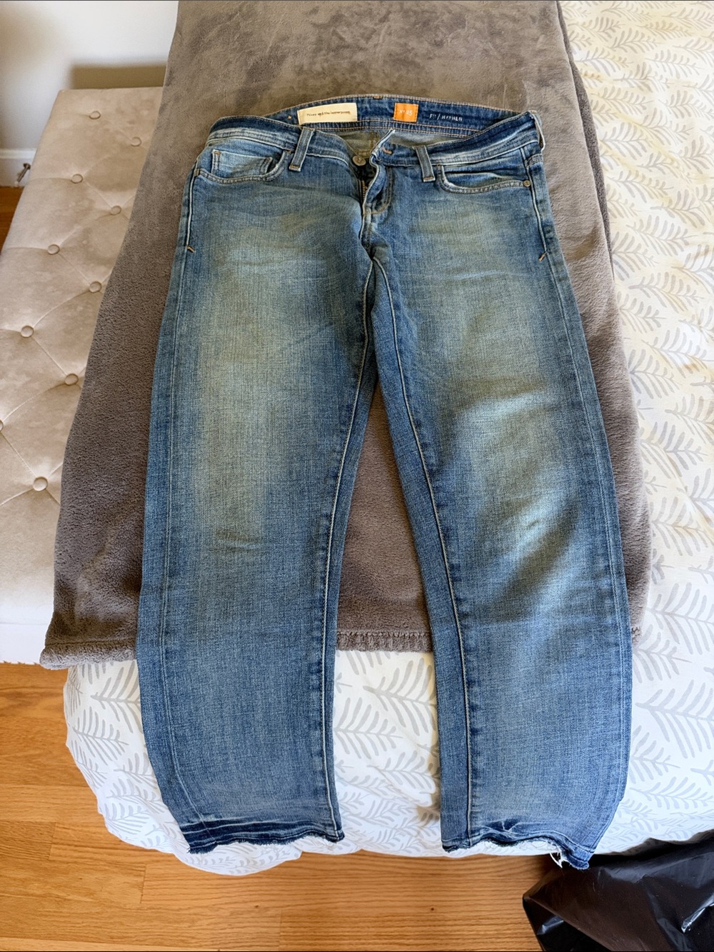 Pilcro Women's Light Blue Boyfriend Jeans